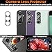 Lesakit 4+4 Pack for Samsung Galaxy S23 FE Screen Protector, 4 PackTempered Glass Screen Protector with 4 Pack Camera Lens Protector, 9H Hardness, Anti-Fingerprint, Case Friendly