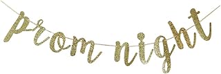 Selina.S Prom Night Banner, Gold, 10pcs, Prom & Graduation Party Decor