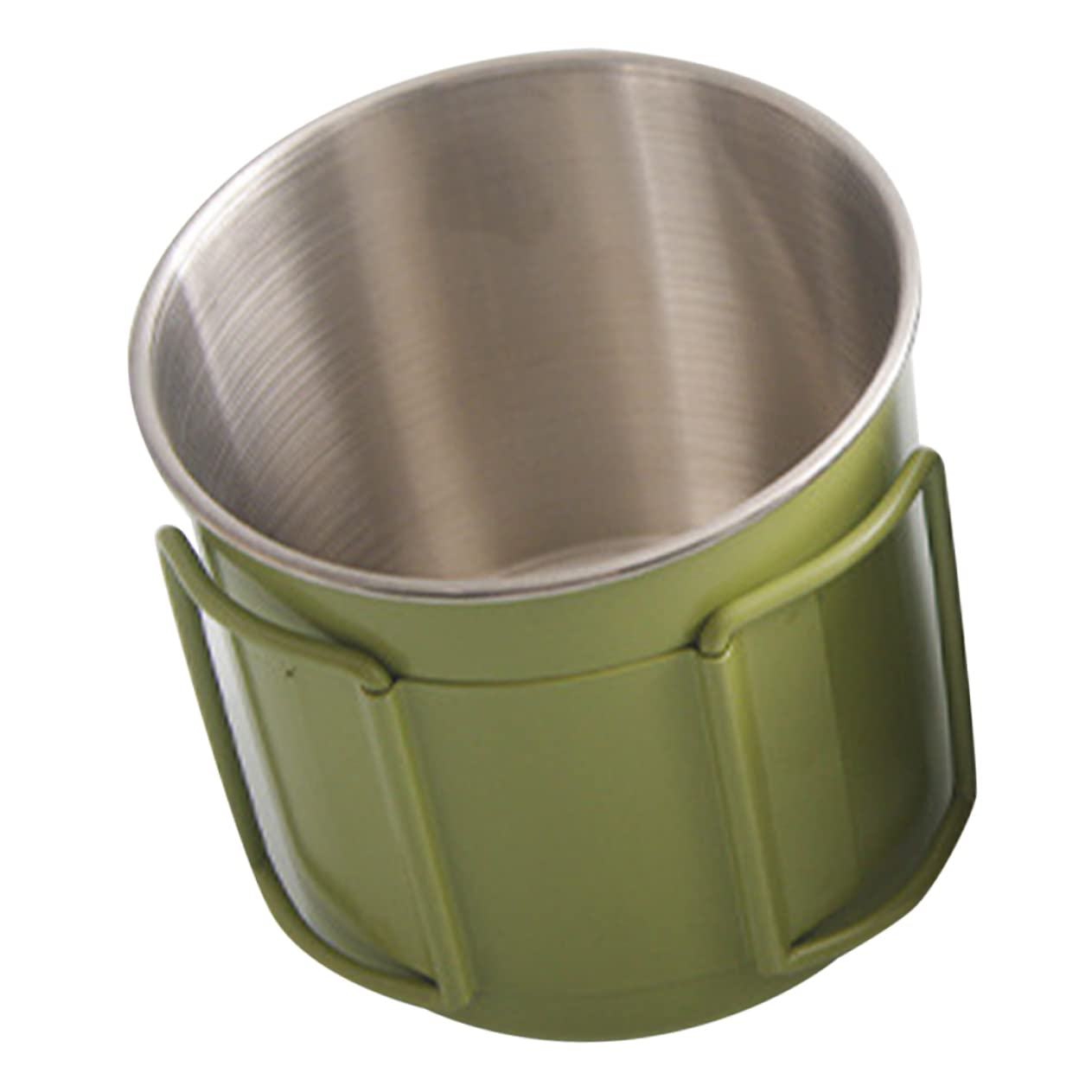 SUPVOX 3 Piezas taza de camping taza retra cámping tazas de café Taza de café matraz vasos de te travel mug mochila plegable taza de té portátil taza de agua portátil Acero inoxidable