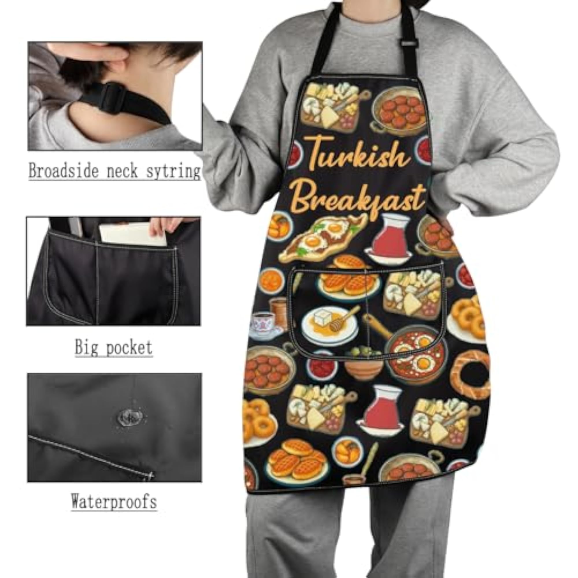 Funny Brunch Gift Turkish Breakfast Apron