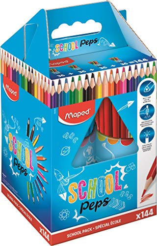 Lápices de grafito Maped con minas resistentes y agarre triangular ergonómico 4