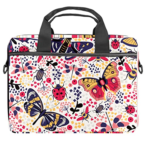 Funda protectora portátil 14.5 pulgadas maletín crossbody tableta mariposa