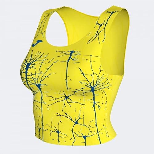 Joma Top Elite IX T-Shirt, Jaune Fluo, 3XS Femme