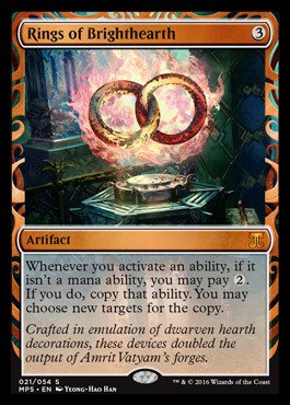 Magic The Gathering - Rings of Brighthearth (021/054) - Masterpiece Series: Kaladesh & Aether Revolt Inventions - Foil