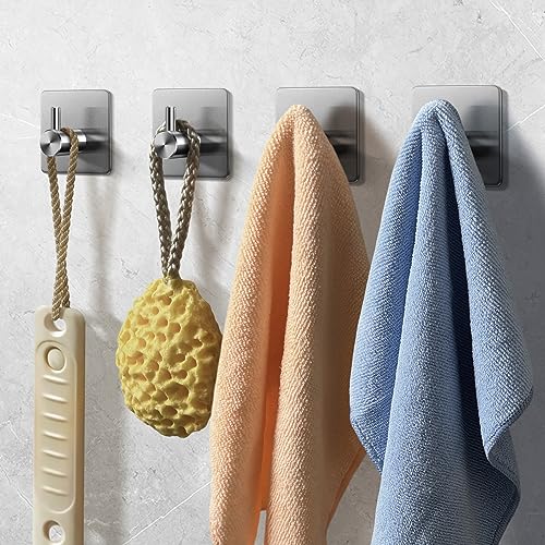 Wemk Ganci Adesivi in Acciaio Inox con Adesivi