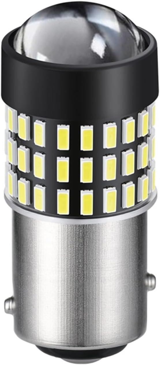 Compatible With Jiachi 100X T20 W21W Led W21/5W LED 7440 7443 LED Canbus Bulb Auto Red Brilliant Auto Stop Brake Tail Parking Light Car Lamp 12V(Amber,1156-3014-78SMD)