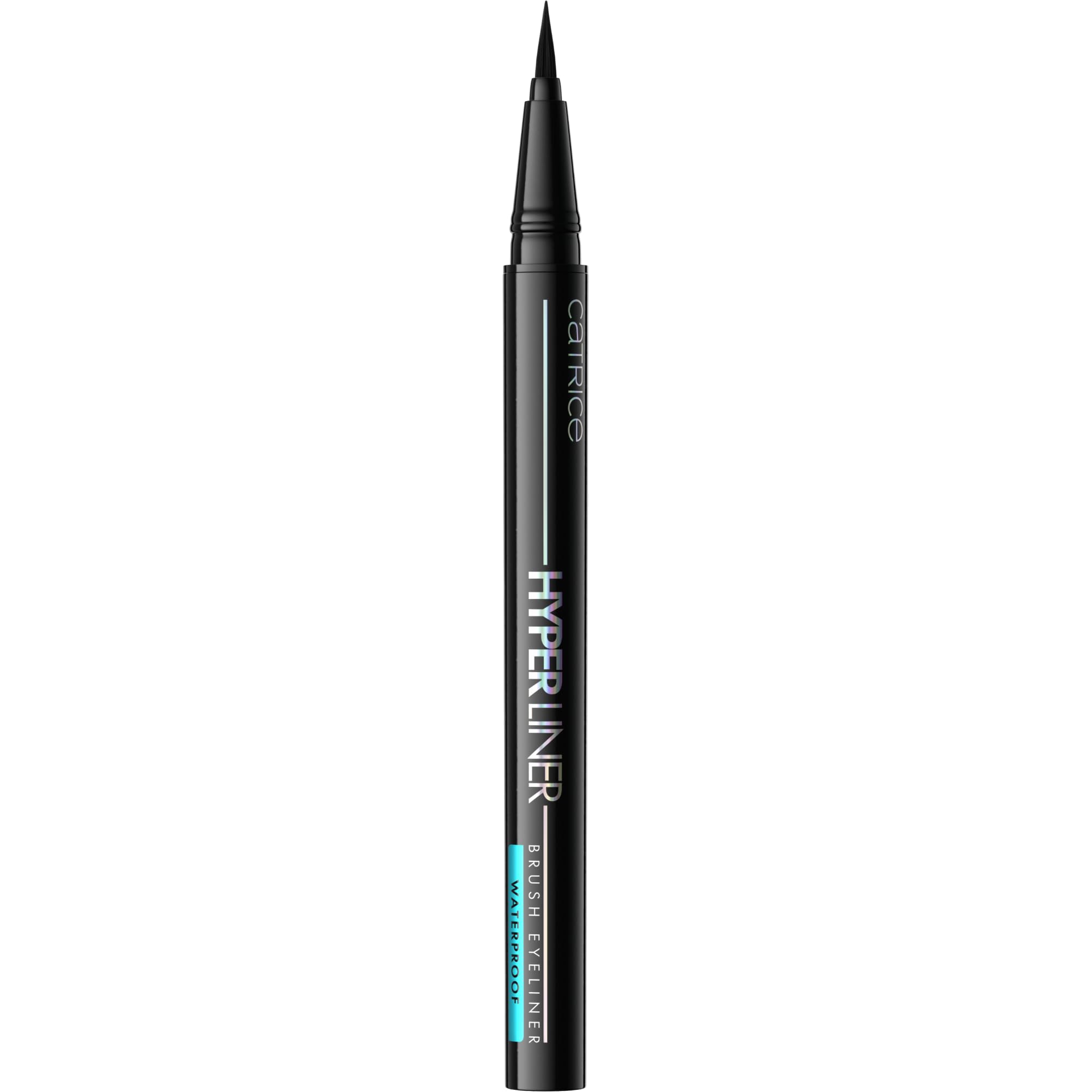 Catrice Hyper Liner Brush Eyeliner Waterproof, No. 010, Black, Long-Lasting, Defining, Instant Result, Matte, Vegan, Waterproof, No Microplastic Particles, No Perfume, Pack of 1 (0.52 ml)