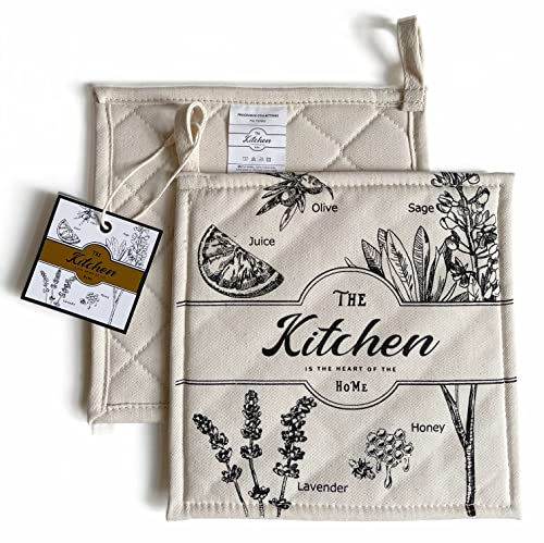 Manique 100 % Coton, 2 maniques，20 x 20 cm