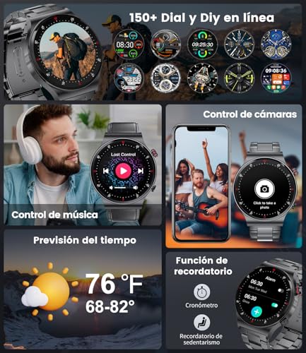 La Mejor Lista de reloj inteligente android los más recomendados. 9 reloj inteligente android marca SIEMORL (3)