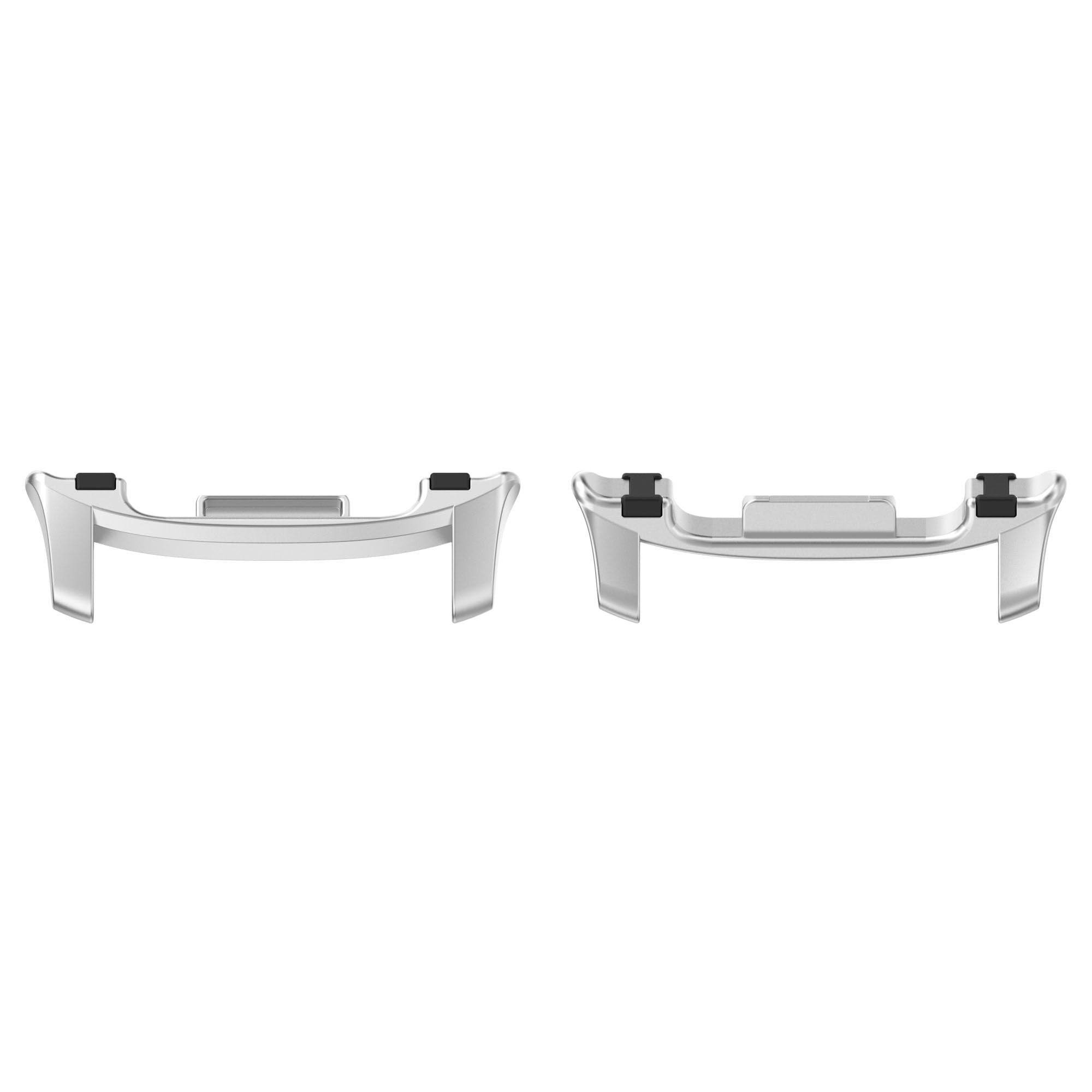 Strap Connector Compatible with Samsung Galaxy Watch 8/8 Classic Band Adapters, Metal Stainless Steel Adapter with Silicone Setting, More Secure