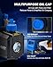 Orion Motor Tech Vacuum Pump, 4.5 cfm 1/3 hp HVAC Single Stage Vacuum Pump for R12 R22 R134a R410a R502, Auto AC Vacuum Pump Kit for Automotive Air Conditioner Resin Degassing & More, Oil Included