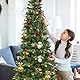 Uten Bleistift Weihnachtsbaum 180 cm, Realistischens PE Innendekoration Künstlicher Tannenbaum, PE & PVC 600 Natürlich Aussehende Spitzen, Aufklappbare Zweigen, 2 Arten Zweigen, Wiederverwendbar