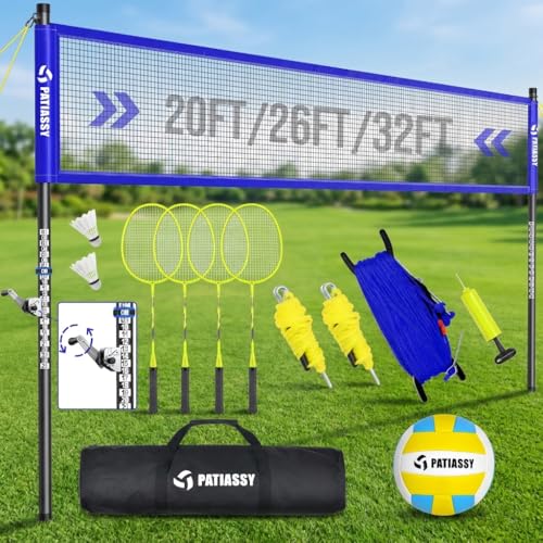 Patiassy Volleyball Badminton Combo