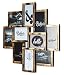 Produktbild levandeo Bilderrahmen Collage 50x55cm Kupfer Schwarz Industrial Industrie 10 Fotos 10x15cm Deko Glasscheiben