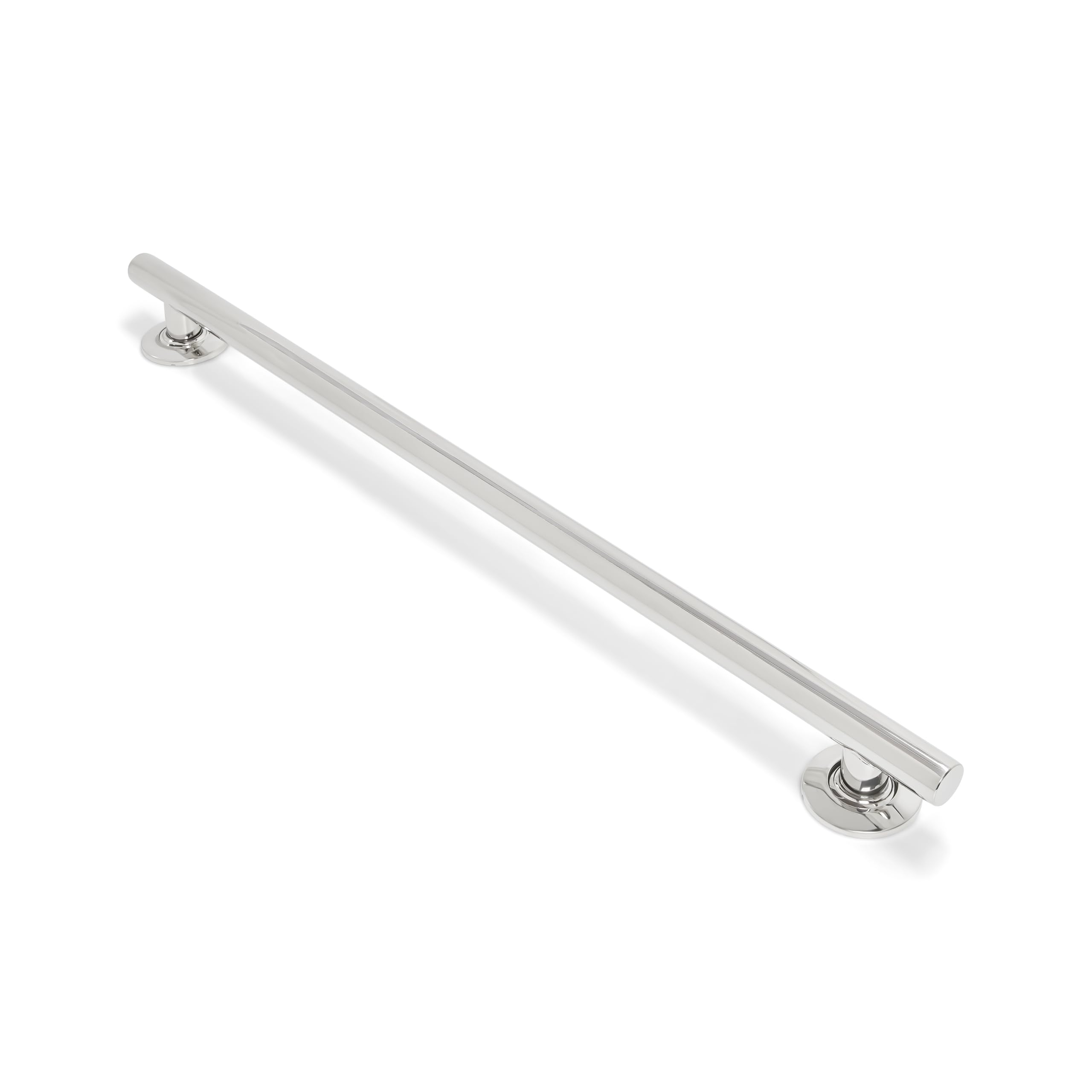 Seachrome Maniglione moderno, in acciaio inox, 45,7 cm, diametro 3,8 cm, con flange nascoste, acciaio lucido