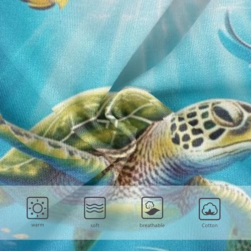 Vibrant Sea Turtle Underwater Panties Little Girl Girls Underwear Toddler Cotton Colorful Kids Undies Briefs 2t3