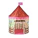 Princess Castle Play Tent Foldable Childrens Play Tent with Carrying Case for Indoor & Outdoor Use (Rose Pink)