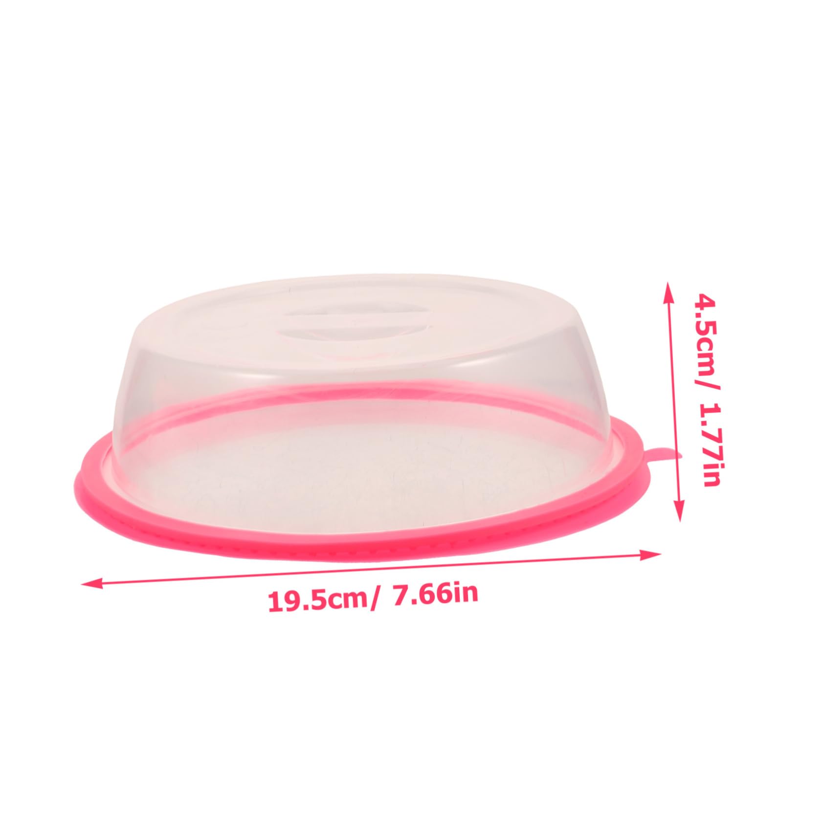 Unomor 4Pcs Microwave Splatter Cover Food Plate Lid Guard for Clean Heating Dishwasher Safe Keeps Food Fresh Moist for Microwave Use