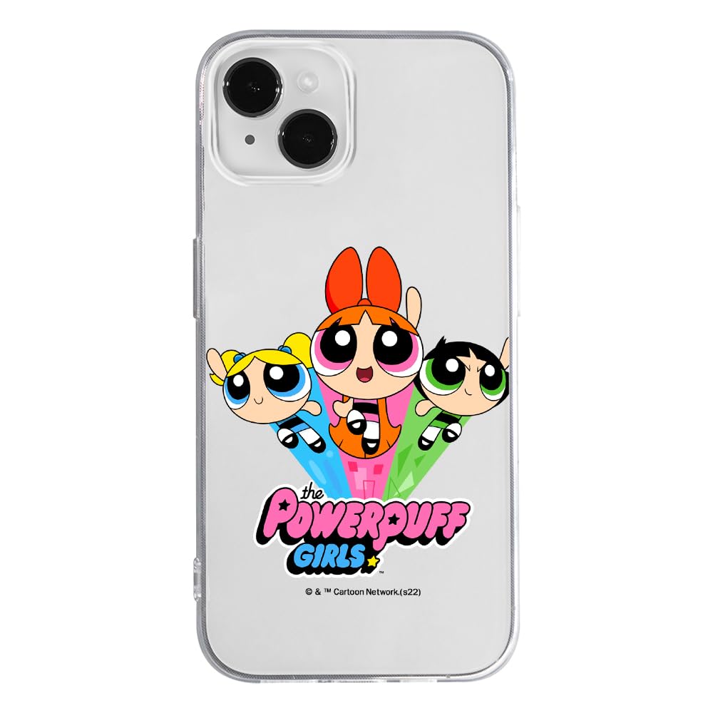 ERT GROUP mobile phone case for Iphone 14 original and officially Licensed The Powerpuff Girls pattern 029 optimally adapted to the shape of the mobile phone, partially transparent