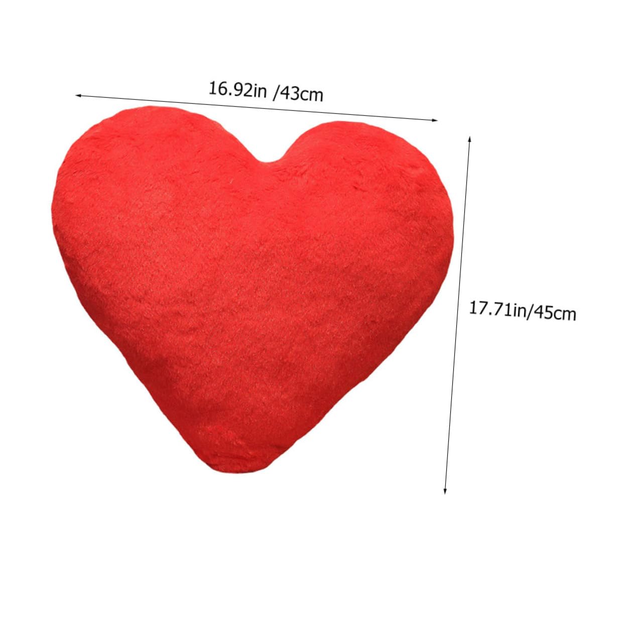 ULDIGI Heart Pillow Soft Hugging Pillow for Home Office Boys and Girls Room for Relaxation