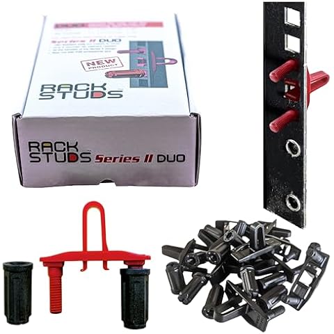 Rackstuds DUO20 1RU Series II Rack Mount Solution - Effortless Alternative to Traditional Rack Screws and Cage Nuts & Server Rack Screws Ideal for Server Hardware Setup - 20-Pack, Universal Version Cover