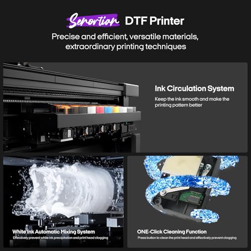 DTF Printer L1800 Printer Machine 13in with Safety Software and Roll Feeder, Advanced Ink System, Direct to Film High-Speed Printing for T-Shirts, Hats, Garments, Hoodies, A3 DTF Bundle for Beignners - Image 5