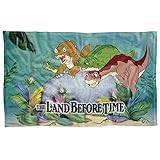 Trevco Land Before Time Littlefoot and Friends Fleece Blanket (36x58)