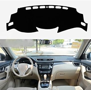 Salusy Black Dashboard Dash Protector Dash Mat Sun Cover Pad Compatible with Nissan
