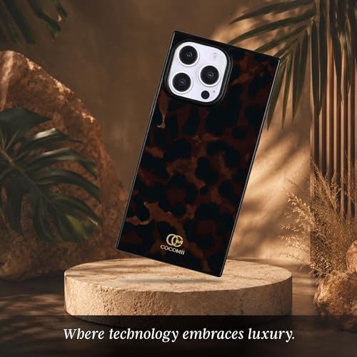 Image of COCOMII Rectangle for iPhone 16 Pro Case, Chestnut Leopard
