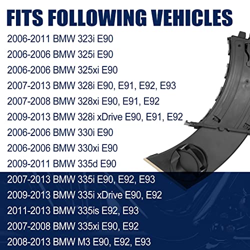 Portavasos retráctil beige para BMW E90 E91 E92 E93 (3 piezas) miniatura 5