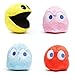 Pac-Man 6" Plush Set of 4 with Sound