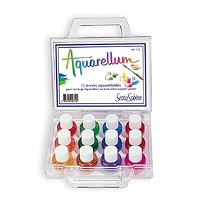 Sentosphère Aquarellum Aquarellfarben Koffer mit 12 Farben
