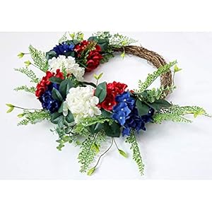 Yngjuencp YNGJUEN-59935 Künstlicher Hydrangea Kranz 55cm