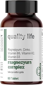 Quality Life Magnesium Complex 60 Tablets - Magnesium Malate Citrate Glycinate Taurate Bisglycinate - Magnesium Zinc