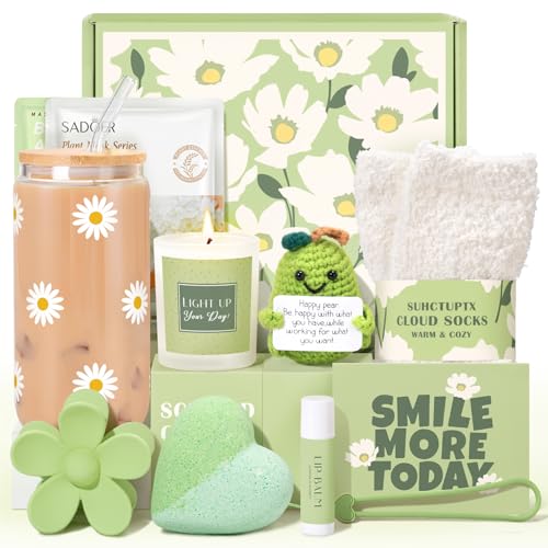 Gift Baskets for Women, 11pcs Unique Happy Birthday Gifts for Wom...