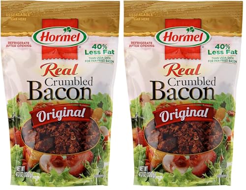 Hormel Real Bacon Crumble Topping, 4.3 Ounce Pouch (Pack of 2)