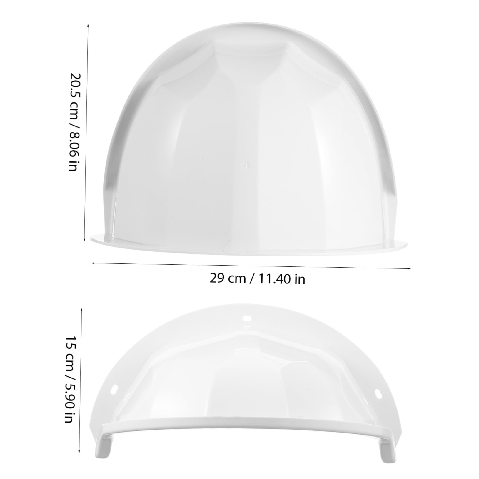 KOMBIUDA Boîtier de Caméra Extérieure Blanc en Abs, Protection Élégante et Simple la Pluie Saleté, Surveillance en Extérieur