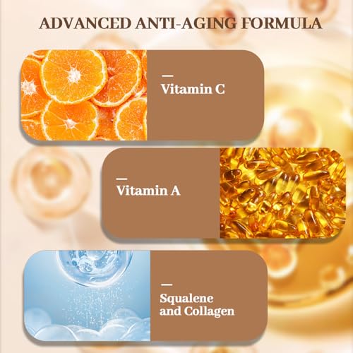 Face and Neck Anti-Aging and Anti Wrinkle For Women | Hydrating & Firming Skincare for Women | Anti-Aging Wrinkle Cream for Face and Neck with Hyaluronic Acid, Collagen, Squalene, Vitamin C, A & E - Image 3