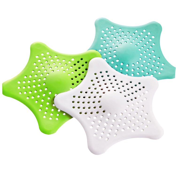 Lexiwells Hair Catcher Drain Protector Silicone Sink Strainer Drain Cover Hair Stopper Hair Trap Filter for Kitchen Bathroom Basin Cover (Multicolor) (Pack of 3) (B0CHP7LSGS) Amazon Price History, Amazon Price Tracker