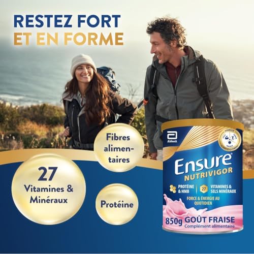 Ensure NutriVigor Poudre Protéines HMB Vitamines Alimentation Équilibrée