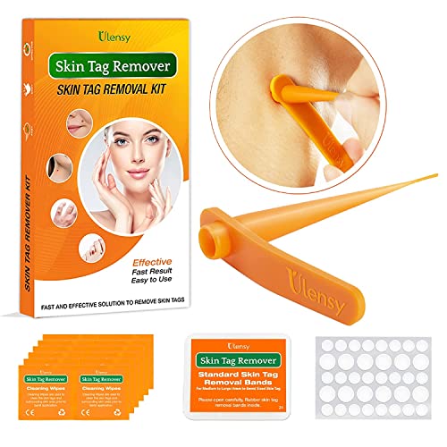 Skin Tag Remover, Standard Skin Tag Removal Kit with 36Pcs Repair Patches for Face, Neck, Finger and Body, for Medium to Large (4mm to 8mm) Sized Skin Tags, Safe and Painless, Smooth Results