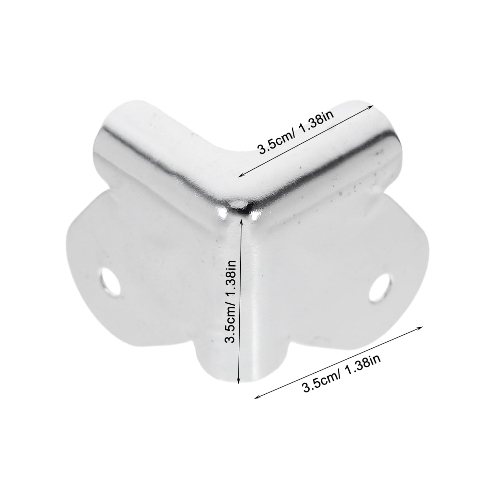 VILLCASE 4 Pack High Strength Metal Corner Guards Corner Table Protector for Furniture Home Office and Commercial Use Shockproof Design