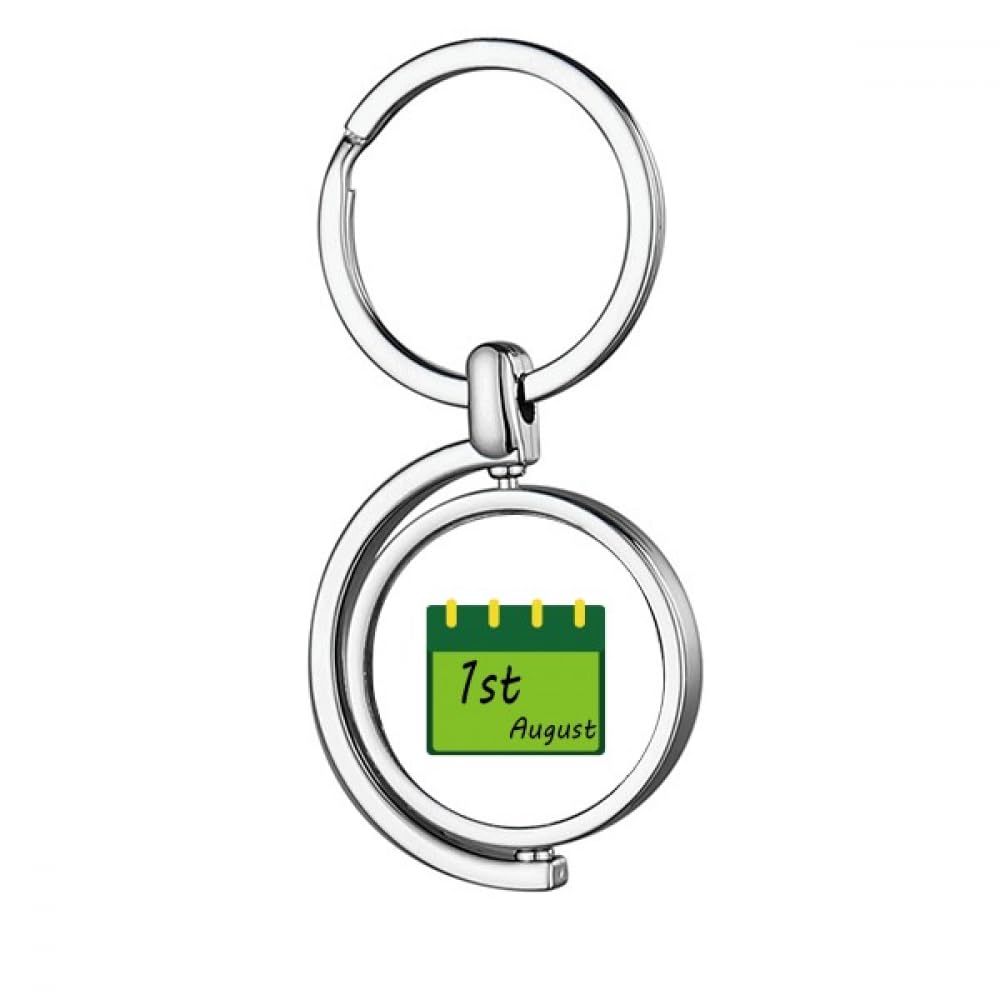 Chinese Worker Peasants Red Troops Soldier Rotating Keychain Metal Keyring Holder