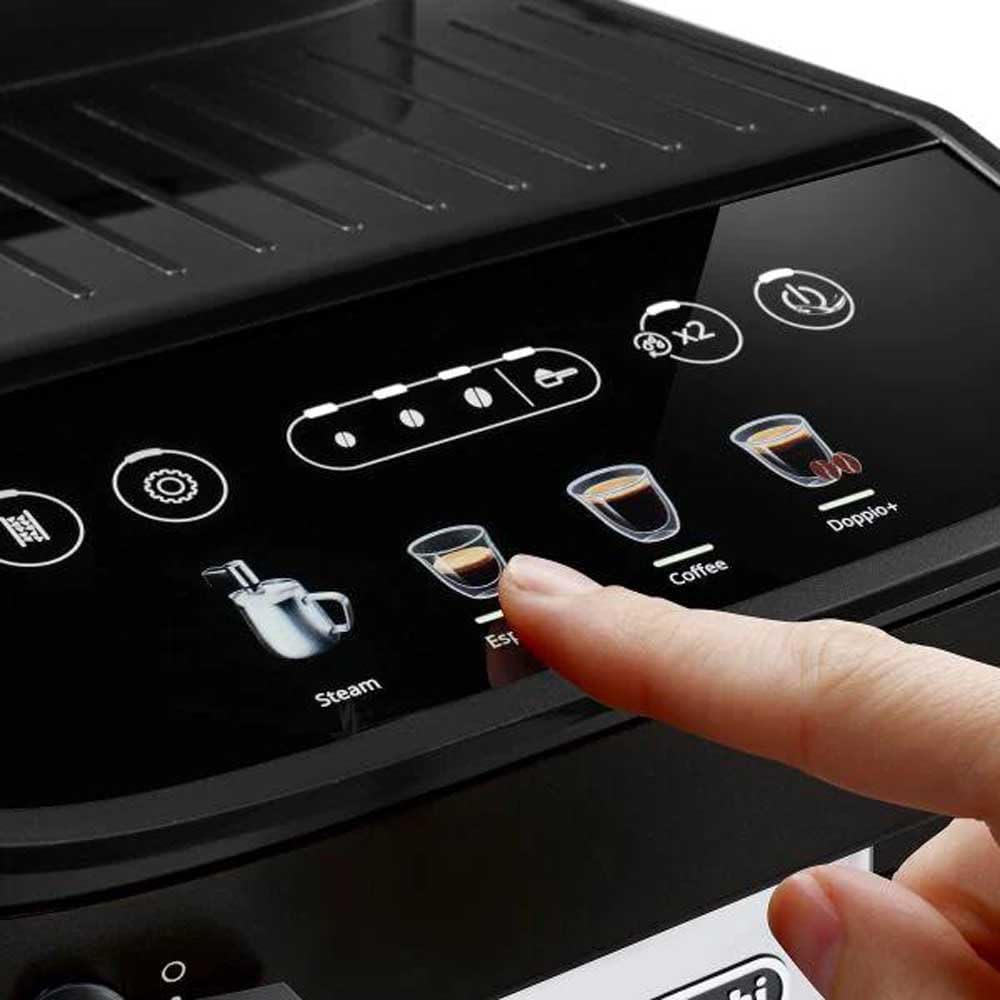 Macchina da Caffè Automatica De’Longhi – ECAM290.22.B, Macchina da Caffè Automatica – Chicchi Macinati al Momento, Funzione LatteCrema, Programmazione Avanzata, Nero