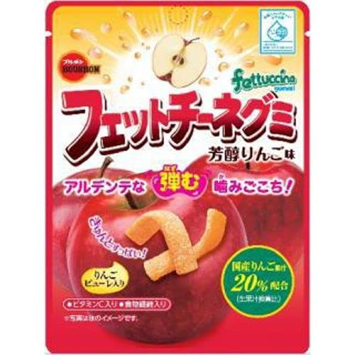 Amazon | ブルボン フェットチーネグミ芳醇りんご味 50g×10袋