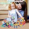 51agtr4+n0l - Magnetic Tiles for 3 4 5 6 7 8+ Year Old Boys Girls Upgrade Magnetic Building Blocks Set Educational STEM Toys Christmas Birthday Gift Toys for 3+ Year Old Boys and Girls (40PCS Magnetic tiles)