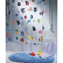 Cortina De Baño Paw Patrol Spirella Fish Multicolor - Cortina para Ducha de Vinilo (180 cm x 200 cm)