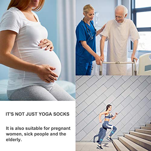 Non Slip Yoga Socks For Women 6 Pairs Ankle Low Cut Pilates Barre Socks With Grips,Black #TOP4