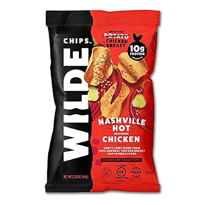Chicken Chip Variety by Wilde Chips, 6 Flavors, 2.25oz Bag (6 Count)
