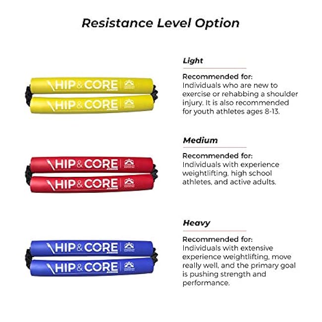 Crossover Symmetry Hip & Core System - Loop Resistance Home Workout Bands to Stretch and Strengthen Legs, Butt, HIPS, Thighs and Glutes, Includes Online Exercise & Training Guide